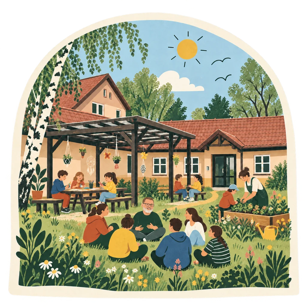 Ilustracja: Dziki ogród