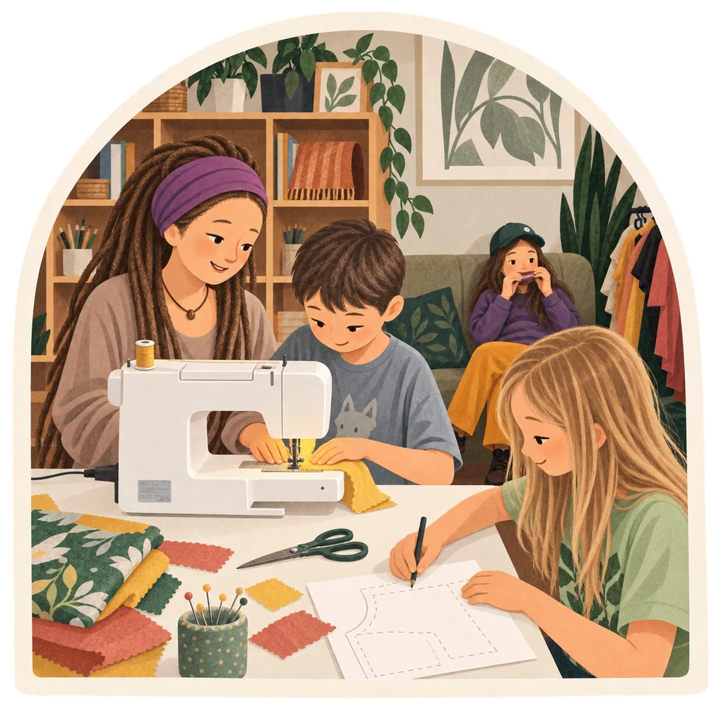 Ilustracja: Szycie